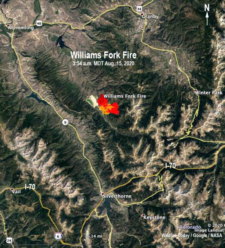 Williams Fork Fire August 18, 2020